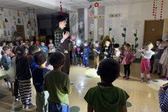 Valentínska noc v  záhrade čností