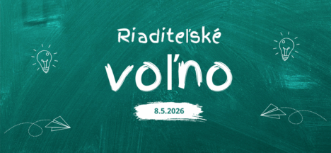 Riaditeľské voľno 8.5.2026